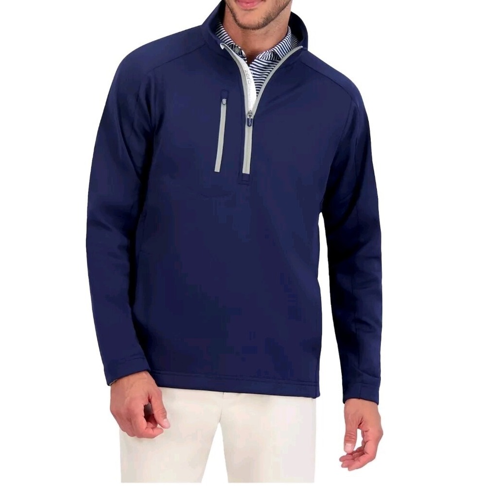 Zero Restriction Z500 Tour Series 1/4 Zip Pullover Men's XL Allegiant Logo Navy